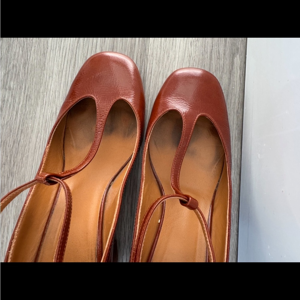 Sézane Marcie Babies, polished camel, size 8 - Picture 5 of 10